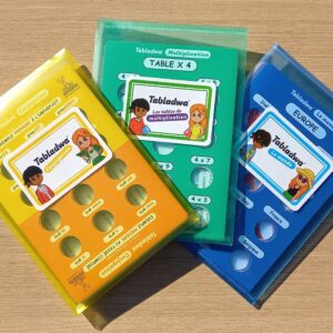 Set complet des 3 Tabladwa Multiplication – Le monde – Conjugaison